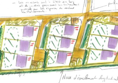 Lotissement «Les terrasses de l’étang», 20 lots libres.