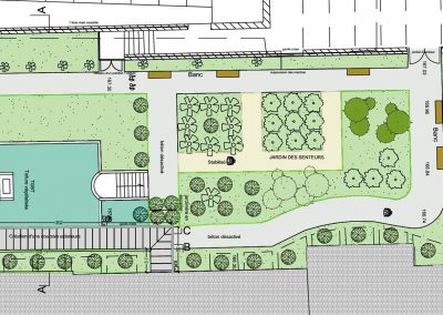 Réaménagement des abords des EHPAD «La rose des sables» et «Les quatre couleurs»