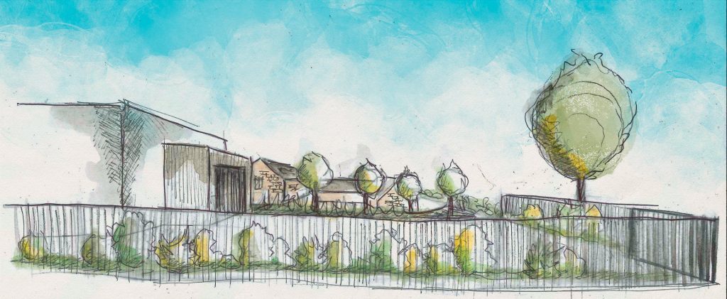 Croquis parc d'activités du Parco, Locmalo